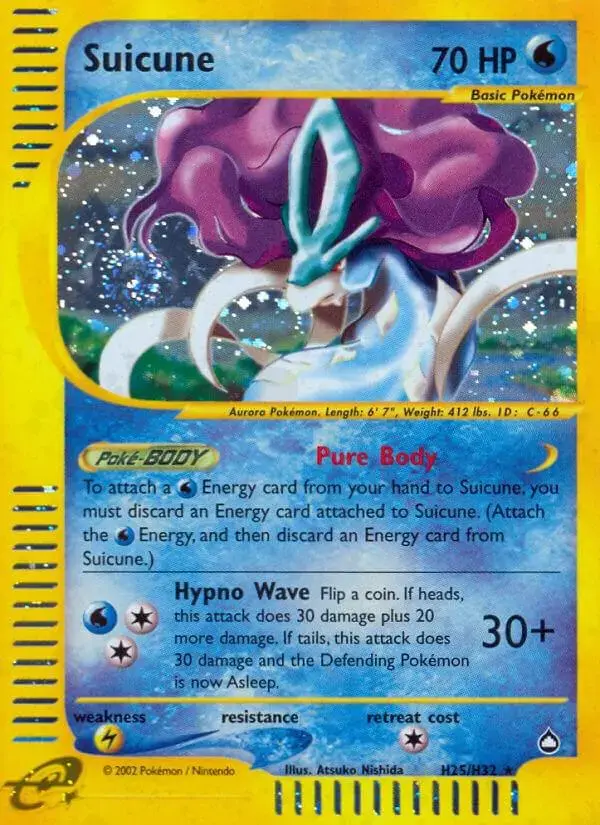 Suicune - Pokemon Aquapolis #H25