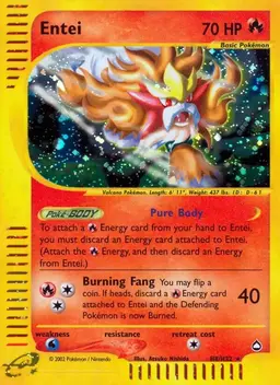 Entei - Pokemon Aquapolis