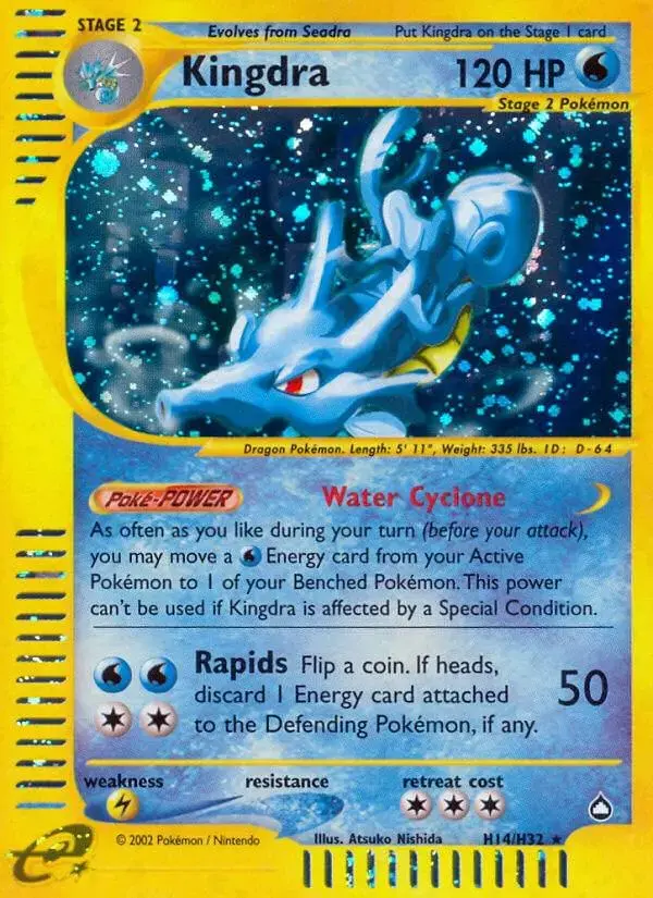 Kingdra - Pokemon Aquapolis #H14