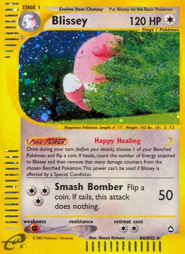 Blissey - Pokemon Aquapolis #H6