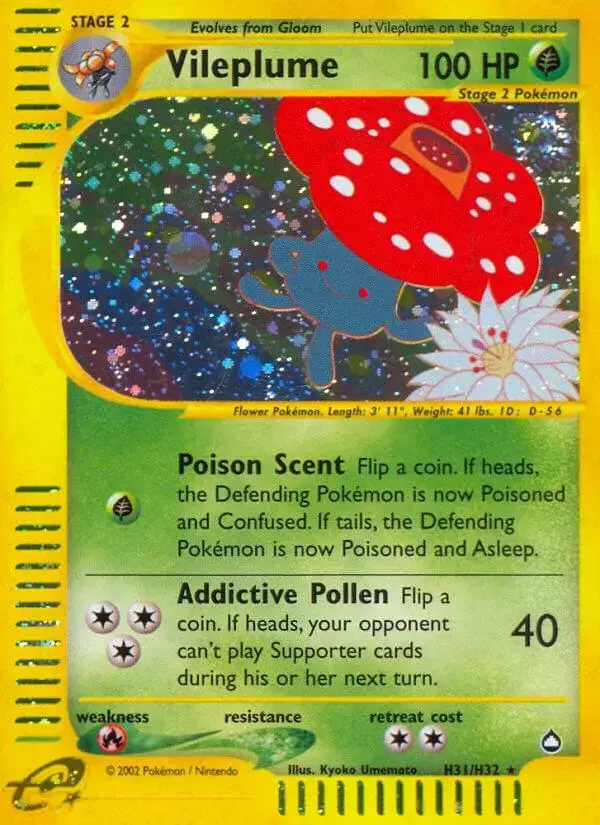 Vileplume - Pokemon Aquapolis #H31