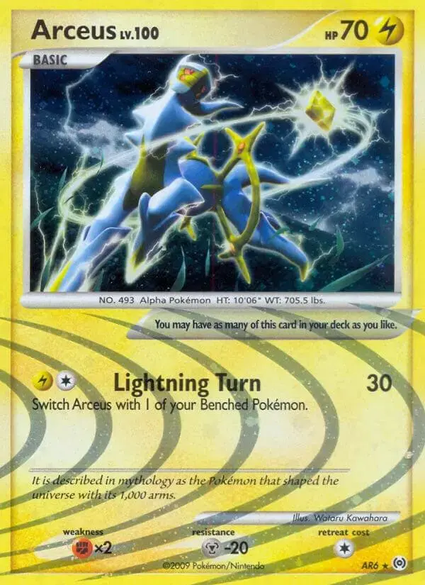 Arceus - Pokemon Arceus #AR6