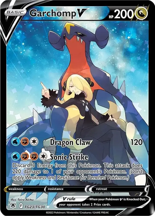 Garchomp V - Pokemon Astral Radiance #TG23