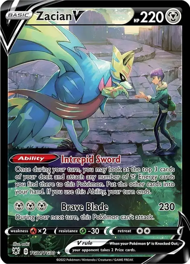 Zacian V - Pokemon Astral Radiance #TG21