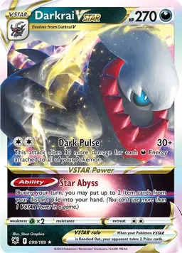 Darkrai VSTAR 99 - Pokemon Astral Radiance