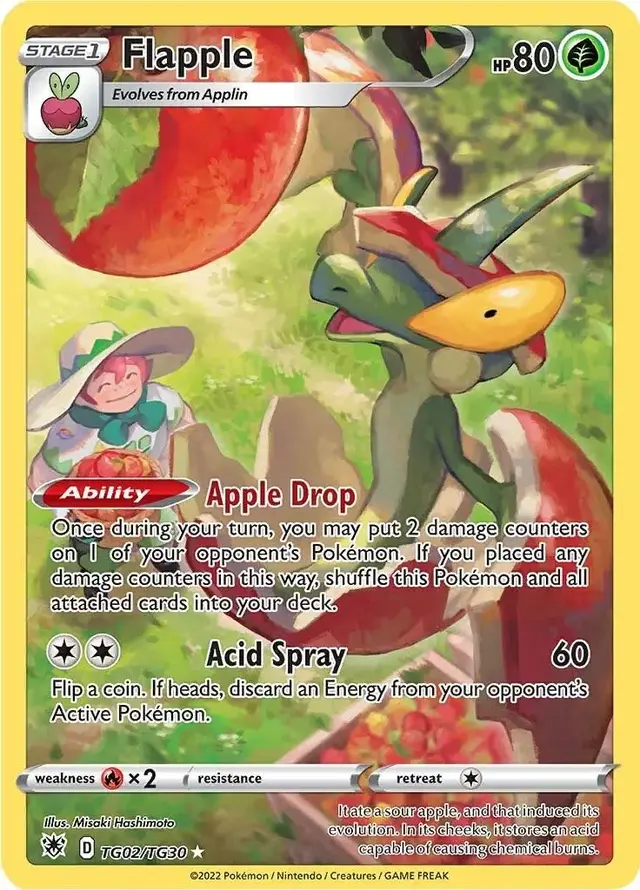 Flapple - Pokemon Astral Radiance #TG02