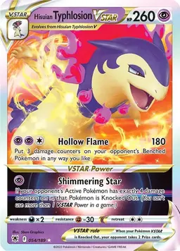 Hisuian Typhlosion VSTAR 54 - Pokemon Astral Radiance