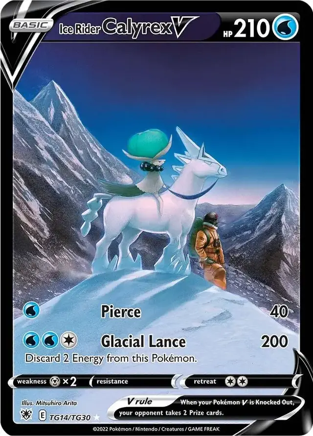 Ice Rider Calyrex V - Pokemon Astral Radiance #TG14