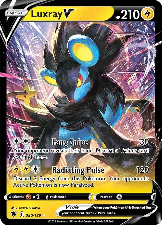 Luxray V - Pokemon Astral Radiance #50