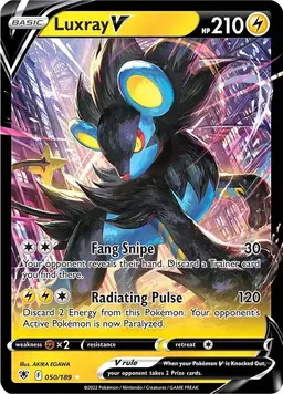 Luxray V 50 - Pokemon Astral Radiance