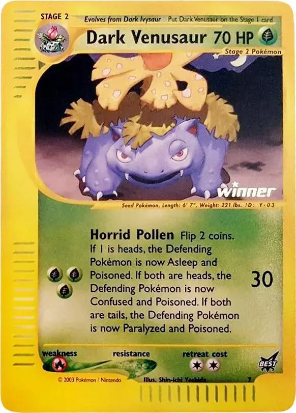 Dark Venusaur [Winner] - Pokemon Best of Game #7