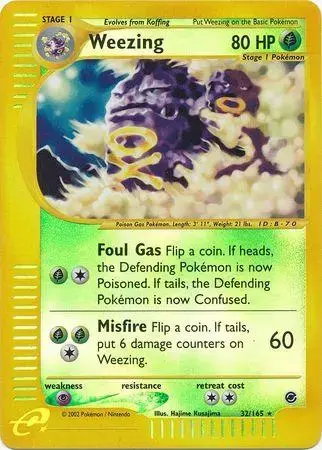 Weezing [Reverse Holo] - Pokemon Expedition #32