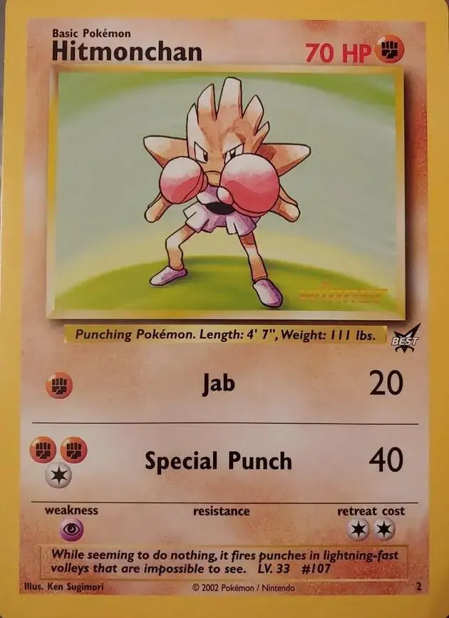 Hitmonchan [Jumbo Winner] - Pokemon Best of Game #2