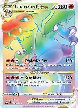 Charizard VSTAR #174 - Pokemon Brilliant Stars