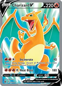 Charizard V 153 - Pokemon Brilliant Stars
