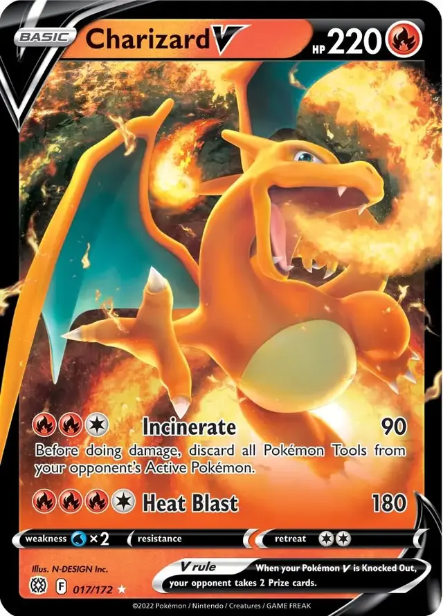 Charizard V - Pokemon Brilliant Stars #17