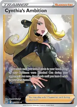 Cynthia's Ambition 169 - Pokemon Brilliant Stars
