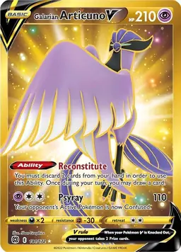 Galarian Articuno V 181 - Pokemon Brilliant Stars