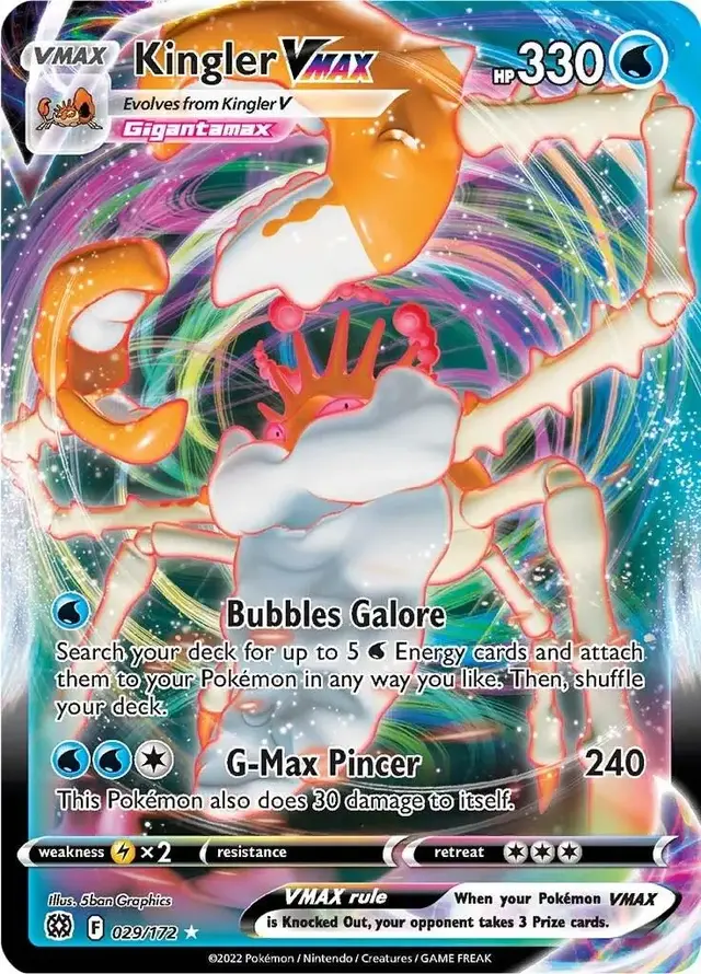 Kingler VMAX - Pokemon Brilliant Stars #29