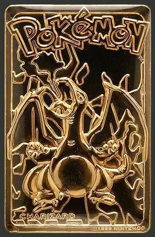 Charizard [Gold Plated] - Pokemon Burger King #6