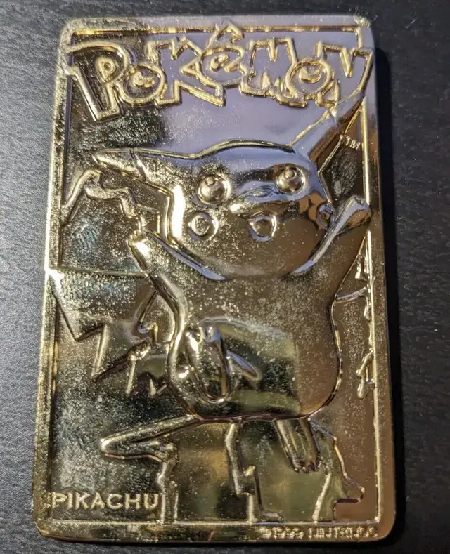 Pikachu [Gold Plated] - Pokemon Burger King #25