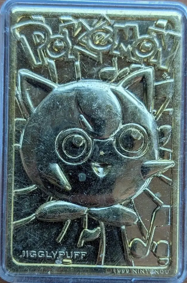 Jigglypuff [Gold Plated] - Pokemon Burger King #39