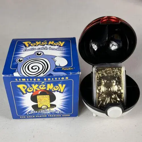 Poliwhirl [Gold Plated] - Pokemon Burger King #61