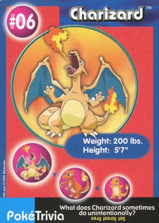 Charizard - Pokemon Burger King #6