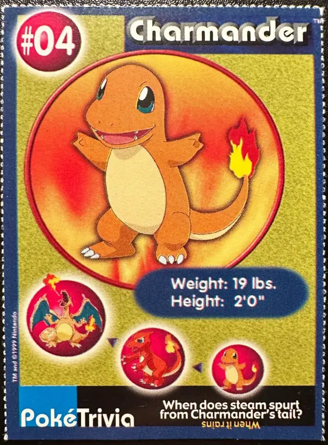 Charmander - Pokemon Burger King #4