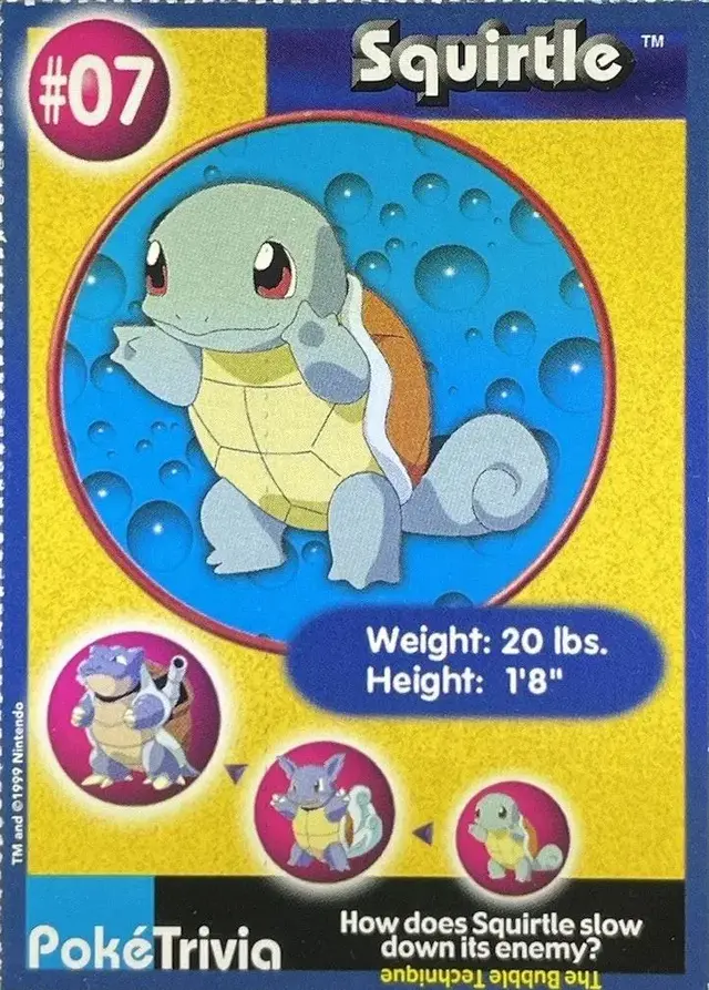 Squirtle - Pokemon Burger King #7