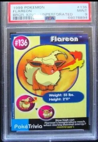 Flareon - Pokemon Burger King #136
