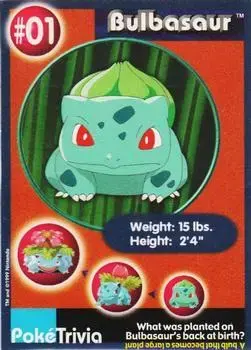 Bulbasaur - Pokemon Burger King #1
