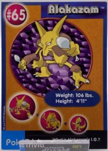 Alakazam - Pokemon Burger King #65