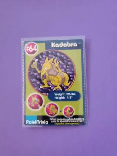 Kadabra - Pokemon Burger King #64