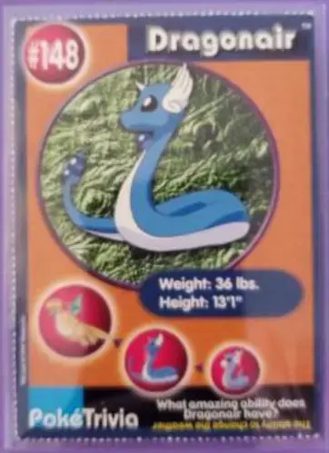 Dragonair - Pokemon Burger King #148