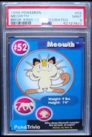 Meowth - Pokemon Burger King #52