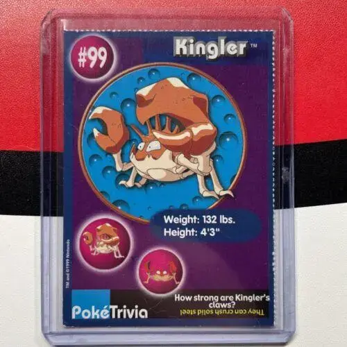 Kingler - Pokemon Burger King #99