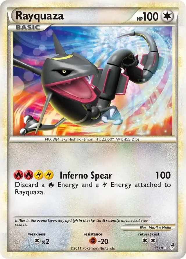 Rayquaza - Pokemon Call of Legends #SL10