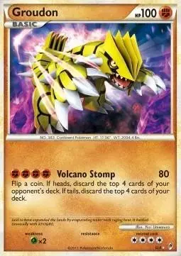 Groudon - Pokemon Call of Legends #SL4