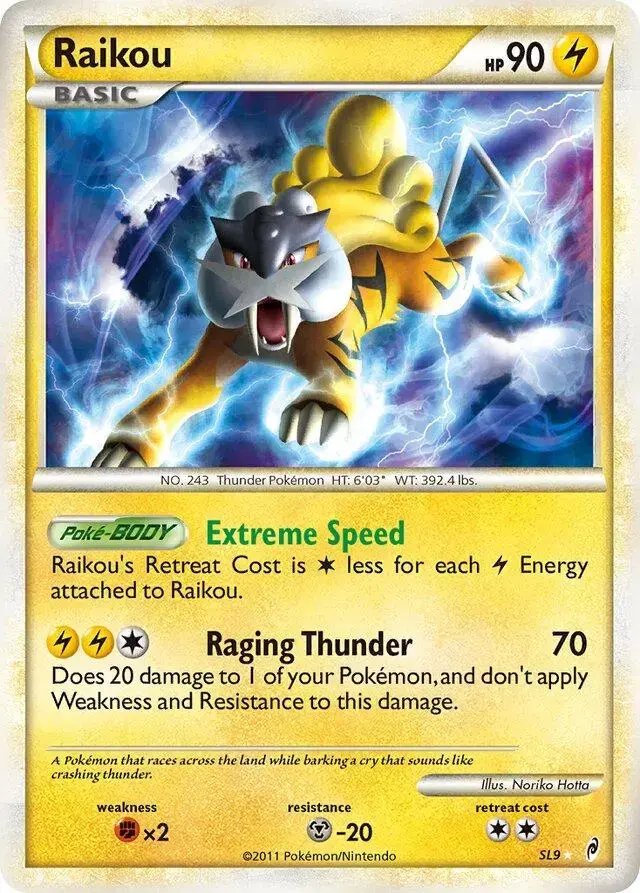 Raikou - Pokemon Call of Legends #SL9