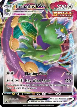 Tornadus VMAX 125 - Pokemon Chilling Reign