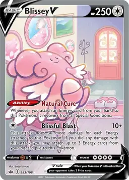 Blissey V 183 - Pokemon Chilling Reign
