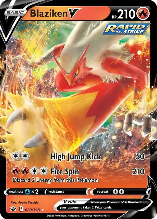 Blaziken V - Pokemon Chilling Reign #20