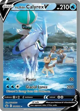 Ice Rider Calyrex V 164 - Pokemon Chilling Reign