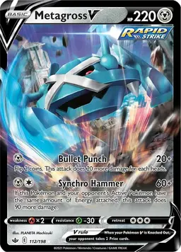 Metagross V 112 - Pokemon Chilling Reign