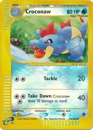 Croconaw [Reverse Holo] - Pokemon Expedition #74