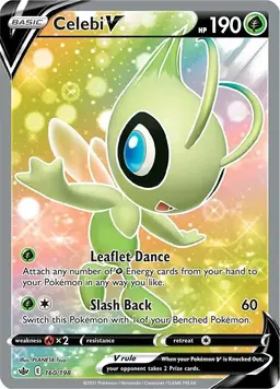 Celebi V 160 - Pokemon Chilling Reign