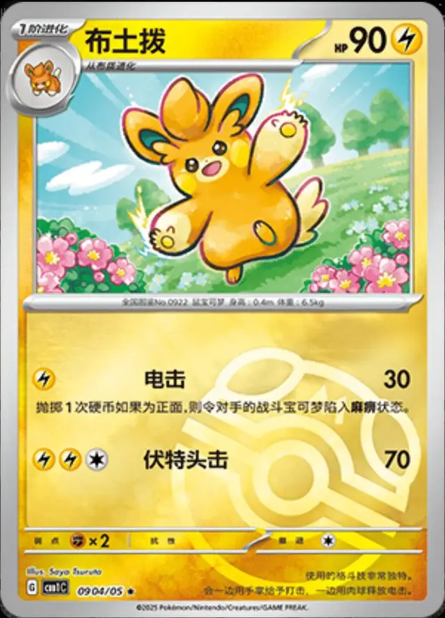 Pawmo [Masterball] - Pokemon Chinese Gem Pack #904