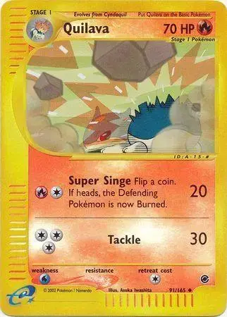 Quilava [Reverse Holo] - Pokemon Expedition #91