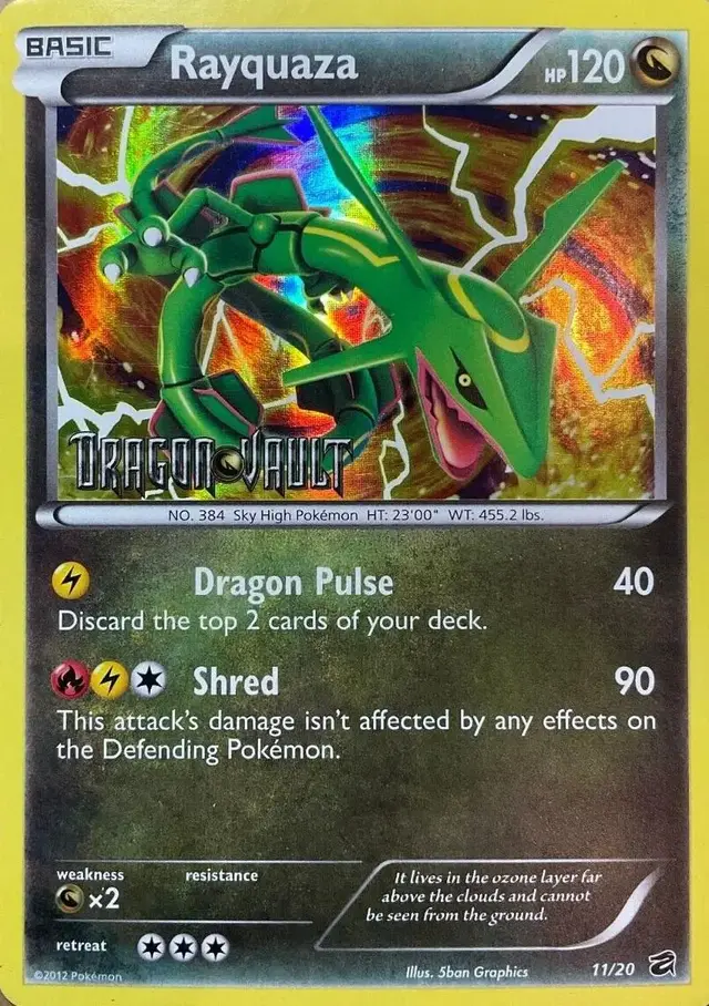 Rayquaza [Stamped] - Pokemon Dragon Vault #11